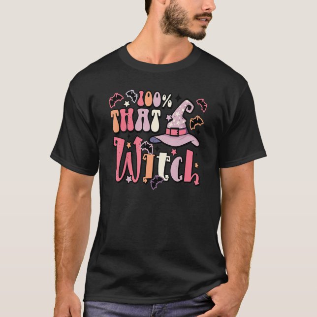 T-shirt Super 100 That Witch Witchy Femmes Witch Vibes Hal (Devant)