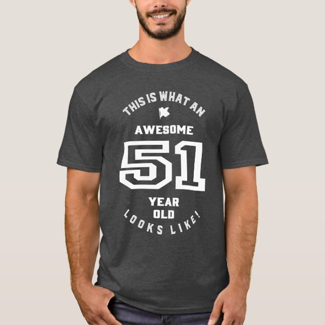 T-shirt Super 51 ans (Devant)