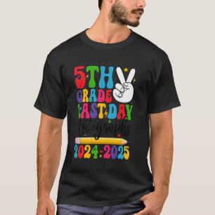 T-shirt Super 5e année Dernier jour Autographe 2024 2025 D