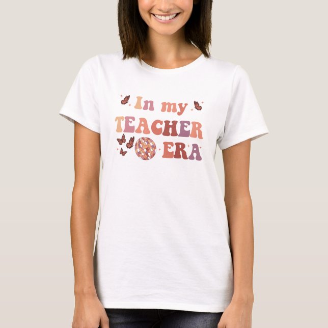 T-shirt Super À L'Ère De Mon Enseignant, Enseignement, Cit (Devant)