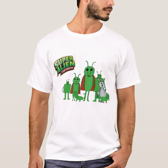 T-shirt Super Alien Movie Graphic Tee (Devant)