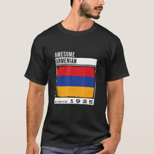 T-shirt Super Arménien depuis 1925 Arménien 97e anniversai