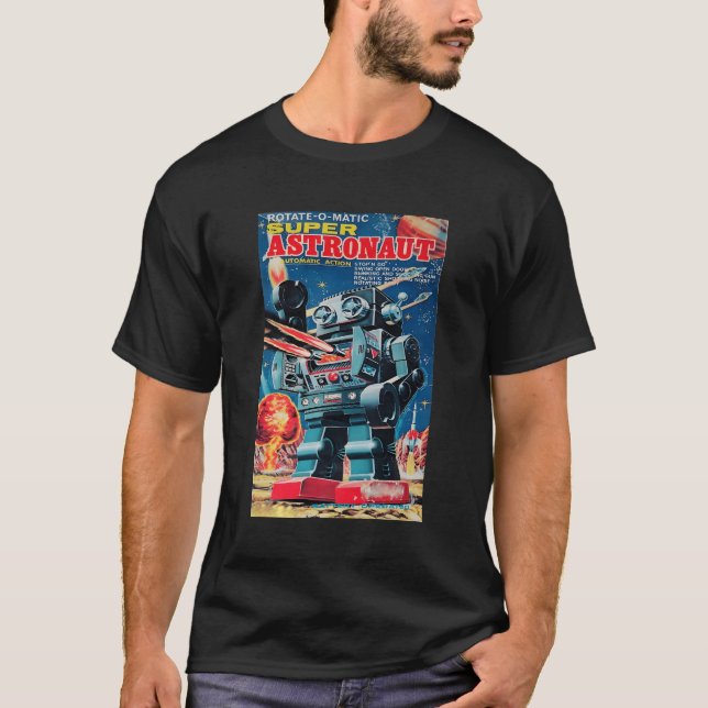 T-shirt Super astronaute Robot vieux jouet japonais (Devant)