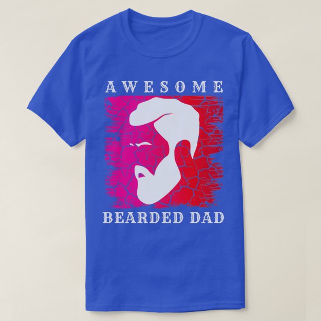 T-shirt Super barbu papa 50 (Design devant)