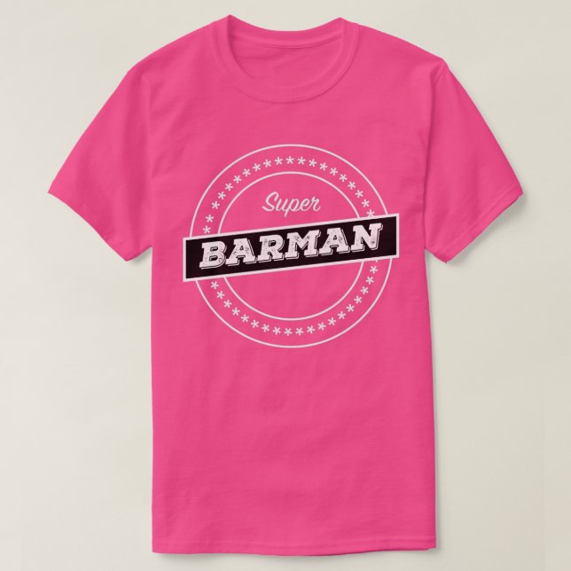 T-shirt super barman 2 (Design devant)