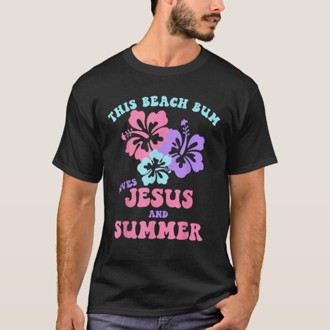 T-shirt Super Beach Bum Retro Christian (Devant)