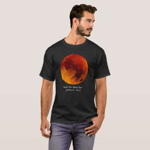 T-shirt Super Blue Blood Moon 2018