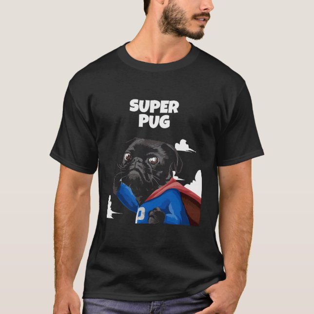 T-shirt Super Carlin de Carlin de héros symte (Devant)