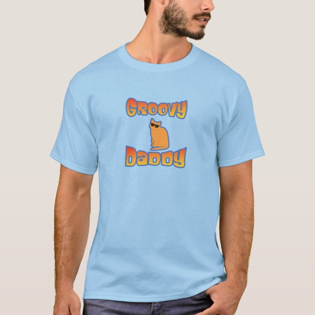 T-shirt Super Cat papa (Devant)