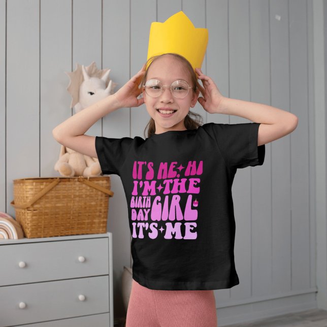 T-shirt Super C'est moi Salut Je suis la fille d'anniversa (Créateur téléchargé)