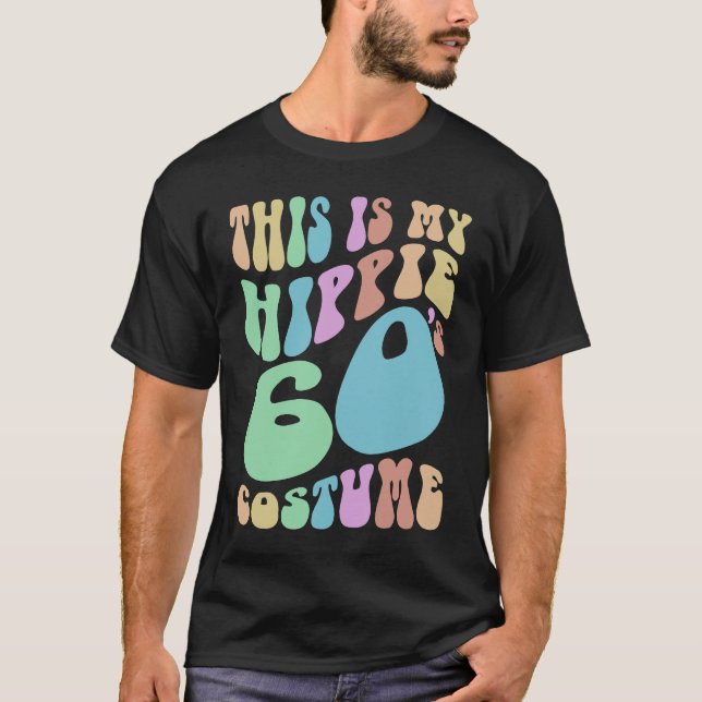 T-shirt Super C'EST MON HIPPIE SIXTIES Costume Old Scho (Devant)