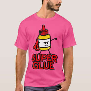 T-shirt Super colle super héros héros héros héros drôle je