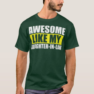 T-shirt Super Comme Ma Fille En Fête des pères De Droit Pa