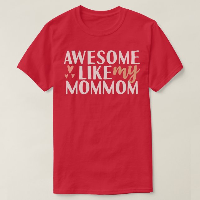 T-shirt Super comme ma maman (Design devant)