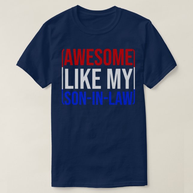 T-shirt Super Comme Mon FilsInLaw  (Design devant)