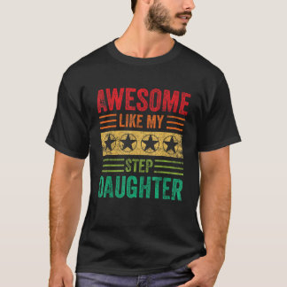 T-shirt Super Comme Mon Pas Fille Parents Vintages Fils