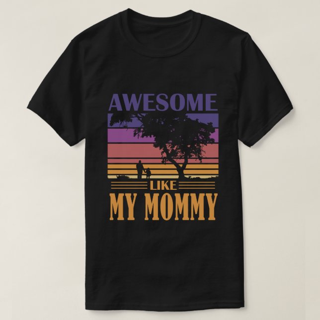 T-shirt Super comme MON Vintage (Design devant)