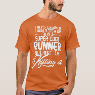 T-shirt Super cool coureur cross-country track fond
