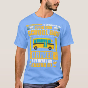 T-shirt Super Cool School Bus Driver Drôle Devis