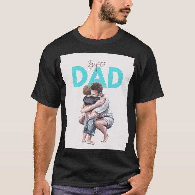T-SHIRT SUPER DAD (Devant)