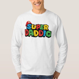 T-shirt Super Daddio pour meilleur papa
