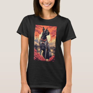 T-shirt Super Dane Chig esthétique japonaise Ukiyo e 2