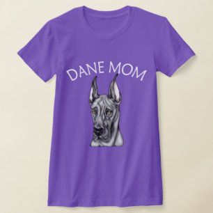 T-shirt Super Dane Maman Black
