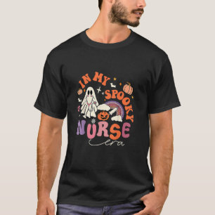 T-shirt Super Dans Mes Nurs D'Halloween Fantômes De L'Époq
