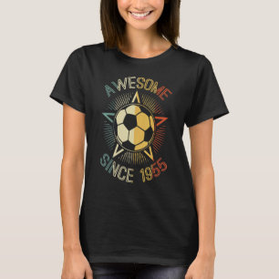 T-shirt Super depuis 1955 Soccer Anniversaire Rétro Annive