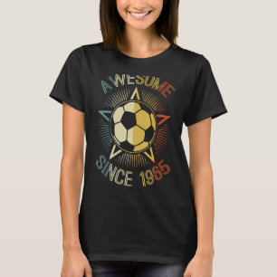 T-shirt Super depuis 1965 Soccer Anniversaire Rétro Annive