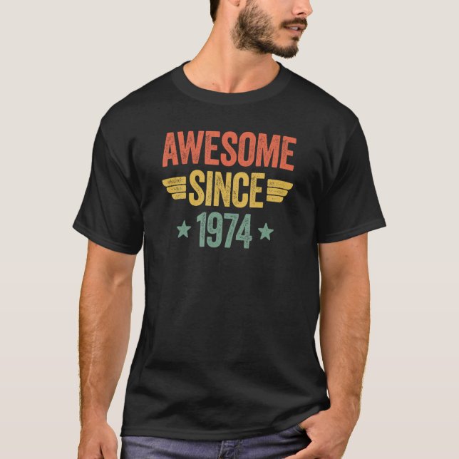 T-shirt Super depuis 1974 (Devant)