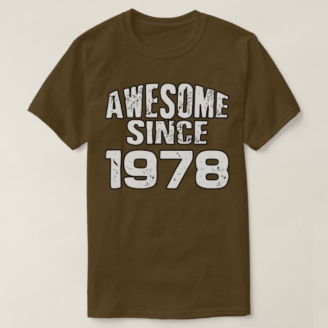 T-shirt Super depuis 19781 (Design devant)
