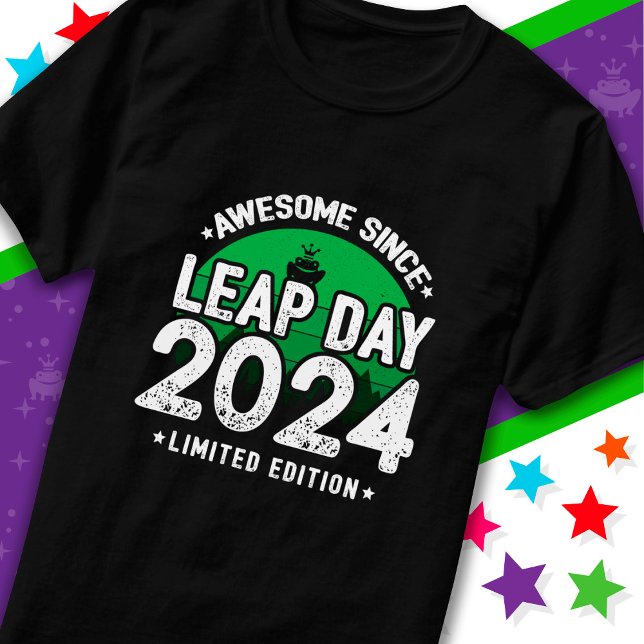 T-shirt Super depuis 2024 Leap Année Jour Février 29 Anniv (Créateur téléchargé)