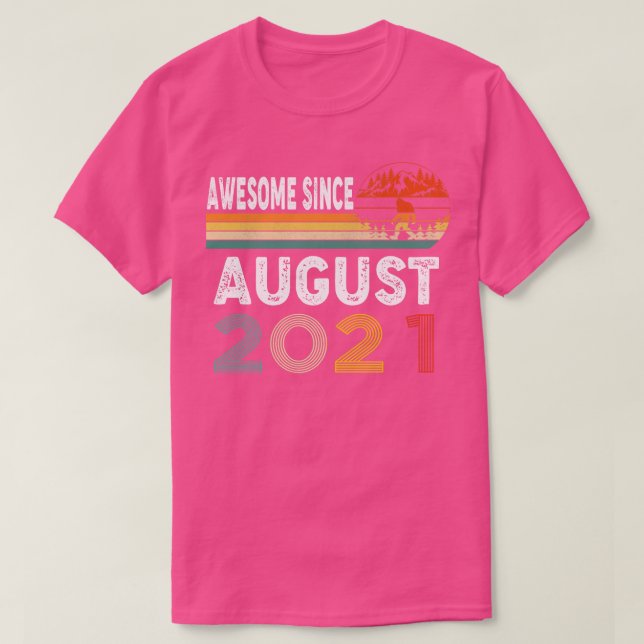 T-shirt Super depuis août 2021 (Design devant)