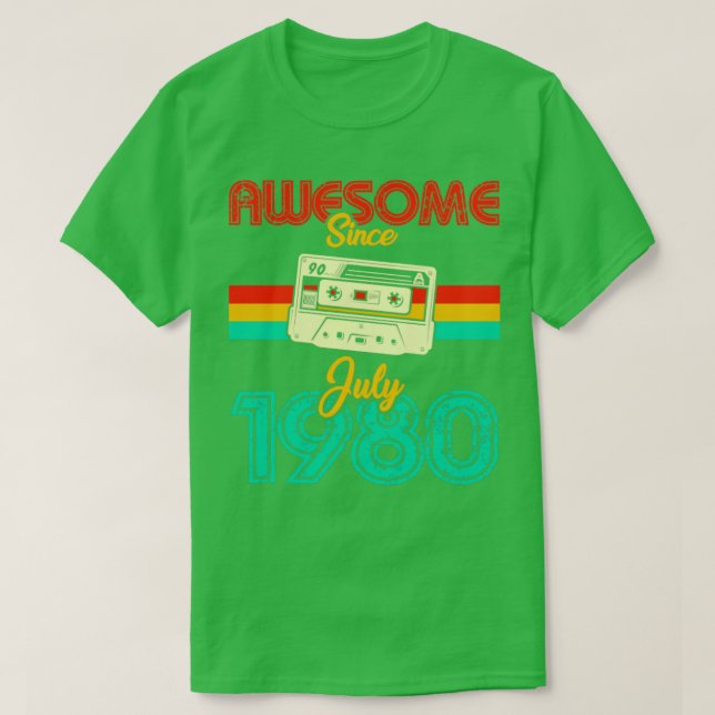 T-shirt Super depuis juillet 1980 (Design devant)