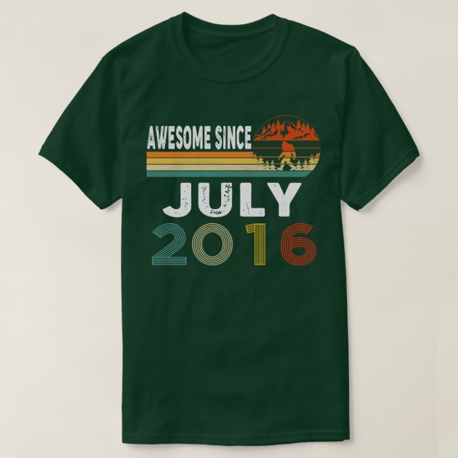 T-shirt Super depuis Juillet 2016 (Design devant)