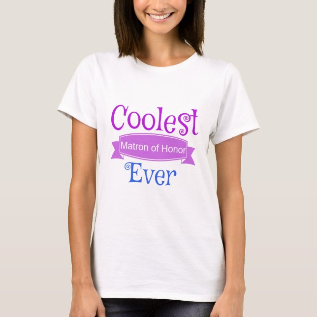 T-shirt Super douce dame d'honneur (Devant)