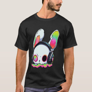 T-shirt Super EDM Bunny DJ Trippy Rave