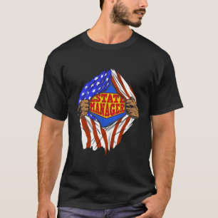 T-shirt Super Emploi Héros Agence Immobilière