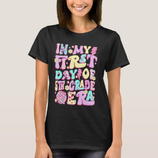 T-shirt Super En Mon Premier Jour 5E Année Retour À L'Écol