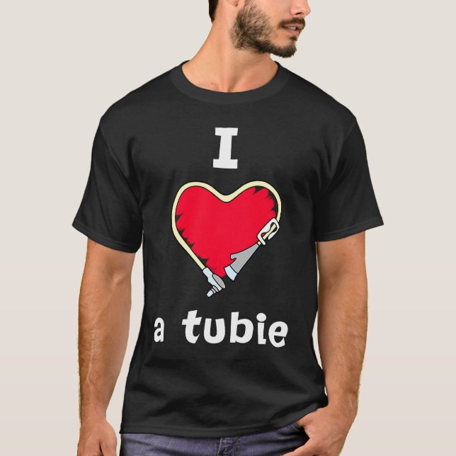 T-shirt Super Feeding Tube J'adore une semaine de sensibil (Devant)
