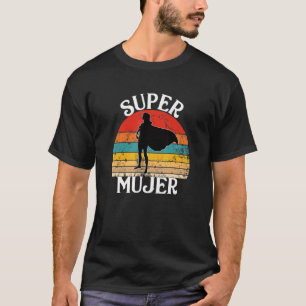 T-shirt Super Femme Épouse Espagnole Héros Avec Cape Femme