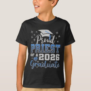 T-shirt Super Fier Prêtre De Diplômé(e) Senior De 2026