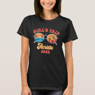 T-shirt Super Floride 2023 Girls Trip Lunettes de soleil é