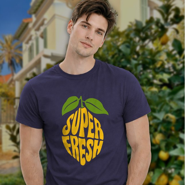 T-shirt Super frais lemon fun graphique d'été (Créateur téléchargé)
