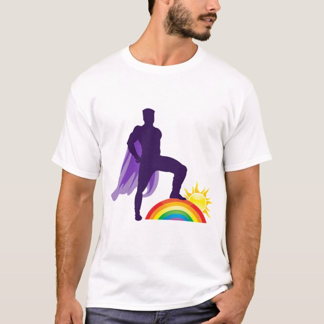 T-shirt Super Gay (Devant)