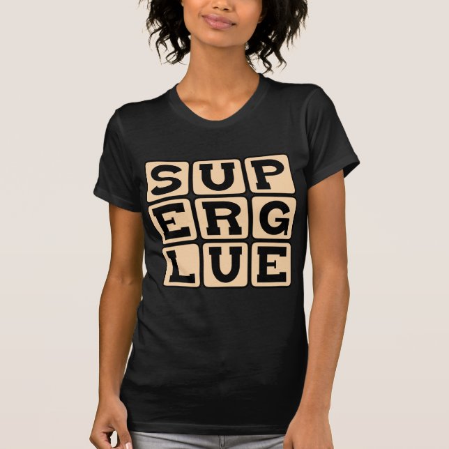 T-shirt Super-glue, colle miracle (Devant)