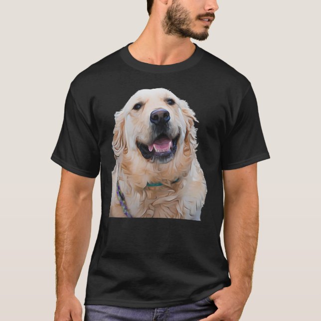 T-shirt Super Golden Retriever 16 (Devant)