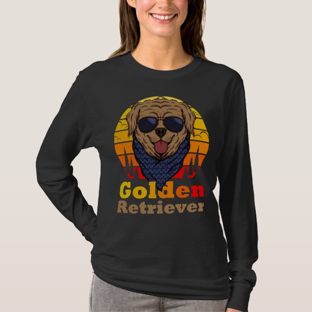 T-shirt Super Golden Retriever Funny (Devant)
