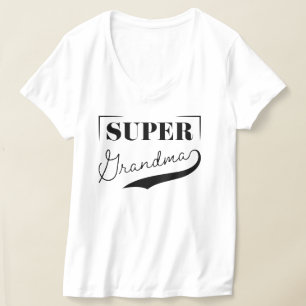 T-shirt Super grand-mère